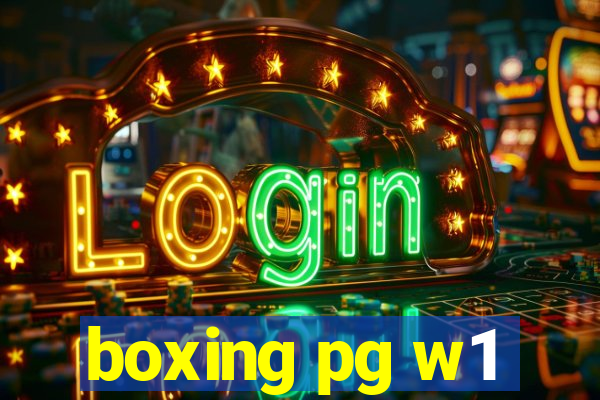 boxing pg w1